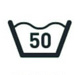 Wash at or below 50°C
